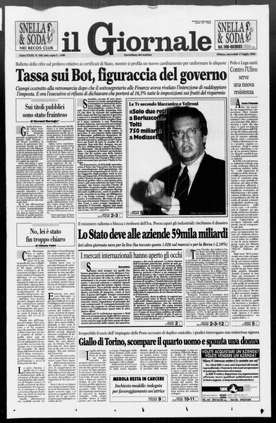 Il giornale : quotidiano del mattino